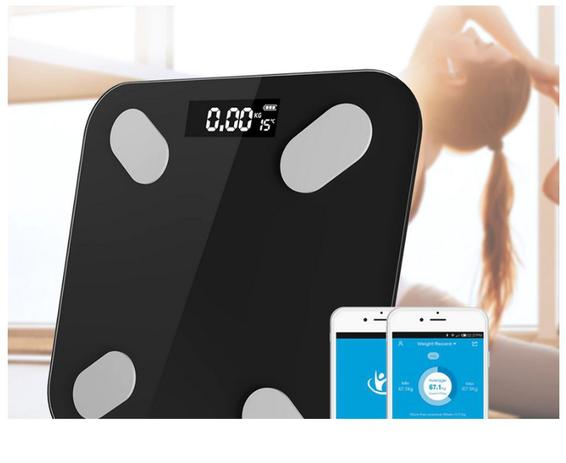 Balança Bioimpedância Corporal Digital Smart Preta 1800 - NEHC é boa?