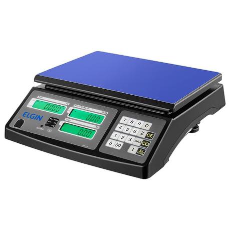 Balança Computadora Elgin Excell SA-110, 6/15Kg, com Chave, Bateria - Bivolt Menor preço em Balança Computadora Elgin Excell SA-110, 6/15Kg, com Chave, Bateria - Bivolt