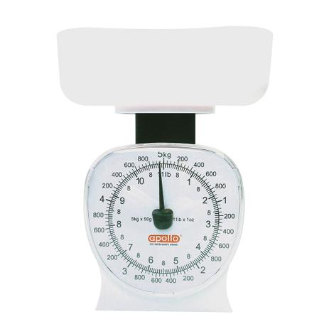Balança de Cozinha Compacta 5 Kg Branca Apollo Menor preço em Balança de Cozinha Compacta 5 Kg Branca Apollo
