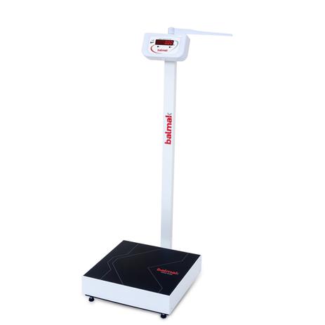 Balança Digital Antropométrica Branca 200kg BK200FAN - Balmak Menor preço em Balança Digital Antropométrica Branca 200kg BK200FAN - Balmak