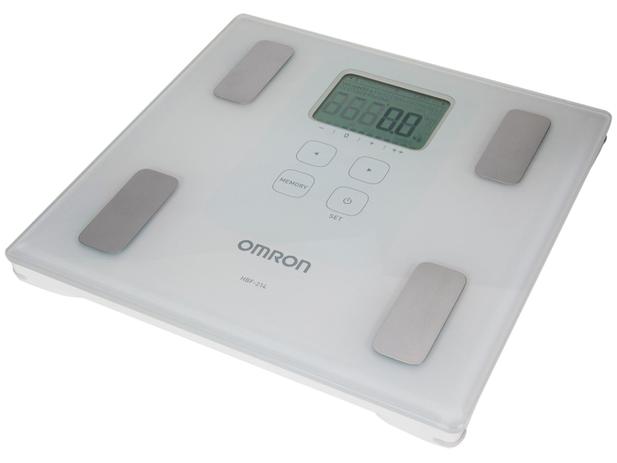 Balança Digital de Bioimpedância até 150kg - Omron HBF - 214 Menor preço em Balança Digital de Bioimpedância até 150kg - Omron HBF - 214