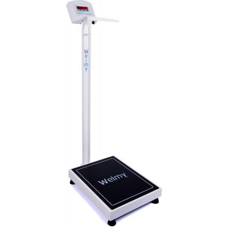 Balança Eletrônica Médica Antropométrica 200kg Envio Imediato - Welmy Menor preço em Balança Eletrônica Médica Antropométrica 200kg Envio Imediato - Welmy