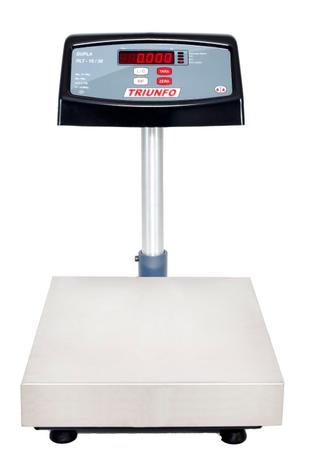 Balança Eletrônica PLT mini Slim Inox 28x33cm c/ Coluna - 30Kg/10g, 60Kg/20g - PLT30/60 - Selo Inmetro - Triunfo Menor preço em Balança Eletrônica PLT mini Slim Inox 28x33cm c/ Coluna - 30Kg/10g, 60Kg/20g - PLT30/60 - Selo Inmetro - Triunfo