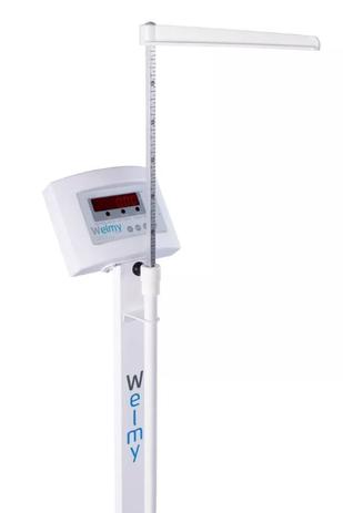 Balança Profissional Médica Eletrônica Digital Antropométrica W200A Branca - 200Kg/100g - Selo Inmetro - Welmy Menor preço em Balança Profissional Médica Eletrônica Digital Antropométrica W200A Branca - 200Kg/100g - Selo Inmetro - Welmy