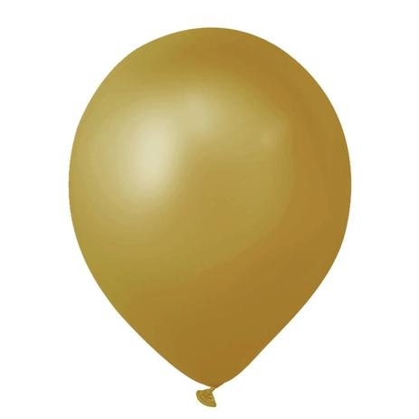 Balão Cintilante n7 Dourado 18 cm 50 unidades São Roque Menor preço em Balão Cintilante n7 Dourado 18 cm 50 unidades São Roque
