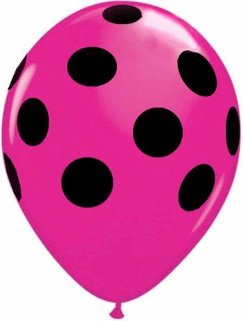 Balão de Látex Decorado Pink Com Bolinhas Pretas 10” 28cm 25un Pic Pic é boa?