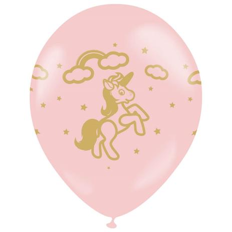 Menor preço em Balão de Látex Unicórnio 25 unidades n10 25cm BallonTech - Festabox