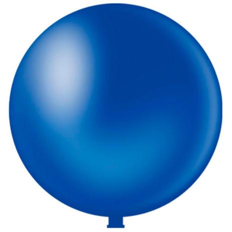 Menor preço em Balão Látex 250 Fat Ball Azul Escuro 30” 76 Cm 1 Und Pic Pic