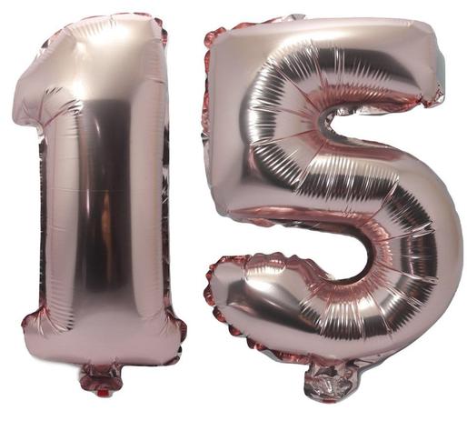 Balão Rose Gold Número 15 Gigante Metalizado 75 Cm 15 Anos - Festas decor Menor preço em Balão Rose Gold Número 15 Gigante Metalizado 75 Cm 15 Anos - Festas decor