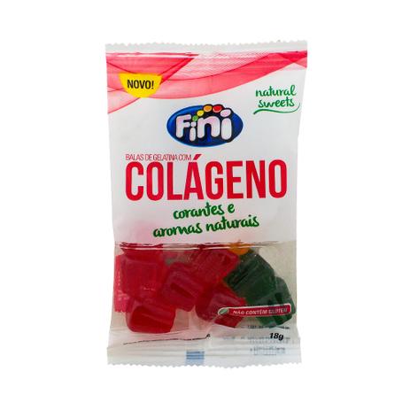 Balas de Gelatina Fini Natural Sweets Colágeno 18g é boa?