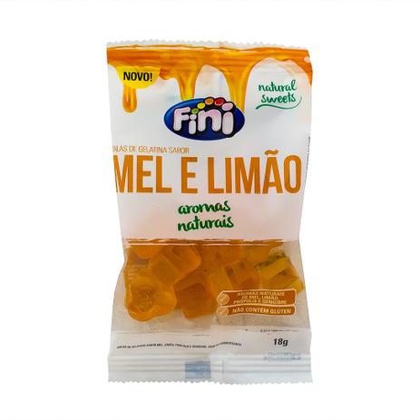 Balas de Gelatina Fini Natural Sweets Mel e Limão 18g Menor preço em Balas de Gelatina Fini Natural Sweets Mel e Limão 18g