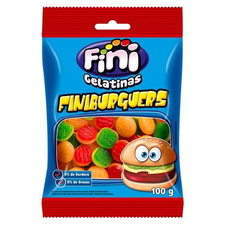 Balas de Gelatina Finiburguers Fini 100g - Aluá festas é boa?