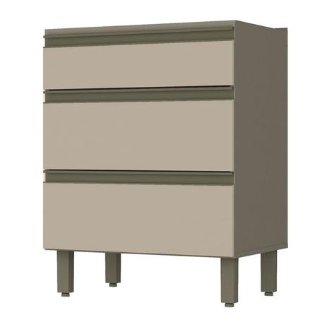 Balcão 03 Gavetas 60 CM 100 MDF Connect Duna Cristal Henn Menor preço em Balcão 03 Gavetas 60 CM 100 MDF Connect Duna Cristal Henn