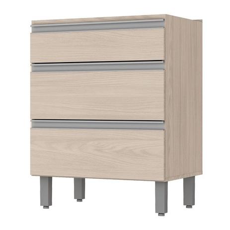 Balcão 03 Gavetas 60 CM Connect Fendi Henn Menor preço em Balcão 03 Gavetas 60 CM Connect Fendi Henn