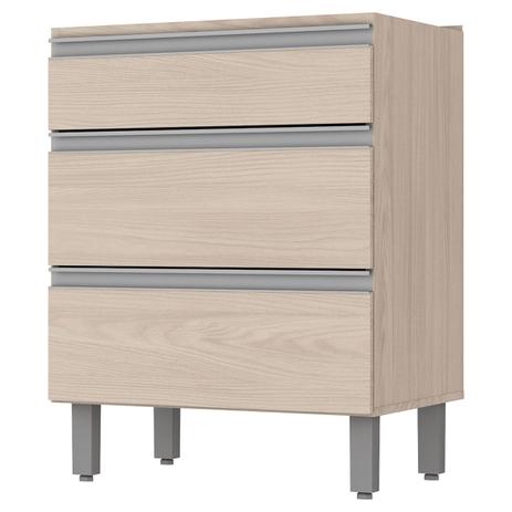 Balcão 03 Gavetas 60 cm Connect Fendi II C63-42 Henn Menor preço em Balcão 03 Gavetas 60 cm Connect Fendi II C63-42 Henn