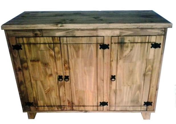 Balcão 3 Portas Com Tampo Madeira Maciça 87X1,23X52 Móveis Neppel Neppel Menor preço em Balcão 3 Portas Com Tampo Madeira Maciça 87X1,23X52 Móveis Neppel Neppel