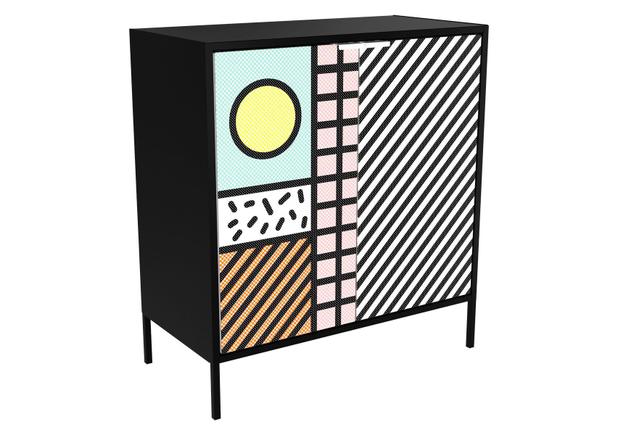 Balcão Alto Multiúso Itatiaia Pop Art Smart - 2 Portas - Preto Matte A3/A4 - Edição Limitada Menor preço em Balcão Alto Multiúso Itatiaia Pop Art Smart - 2 Portas - Preto Matte A3/A4 - Edição Limitada
