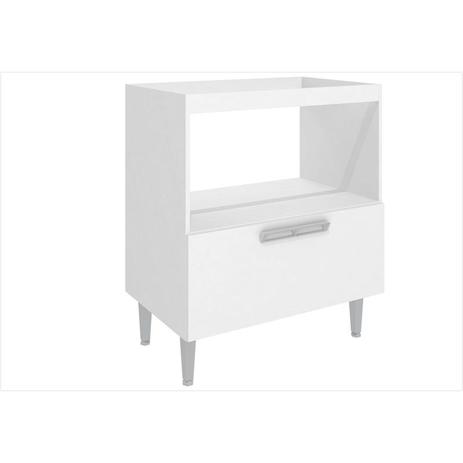 Balcão Alto sem tampo com 01 porta Basculante 80 cm CZ611 Branco - Art In Móveis é boa?