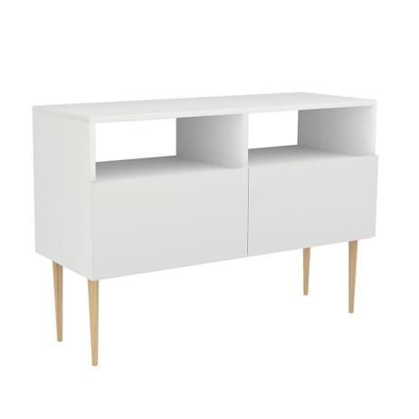 Balcão Buffet Multiuso Giorno Branco BMG_PU/BR Estilare Menor preço em Balcão Buffet Multiuso Giorno Branco BMG_PU/BR Estilare