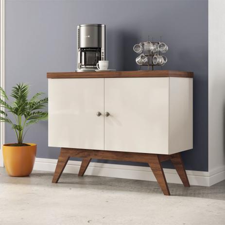 Balcão Buffet ou Aparador Retrô Multiuso 90cm MDF TB283 Dalla Costa Menor preço em Balcão Buffet ou Aparador Retrô Multiuso 90cm MDF TB283 Dalla Costa
