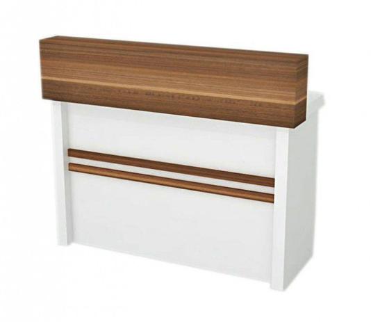 Balcão caixa 100% MDF modelo poli 135x115x52 cm Comac é boa?