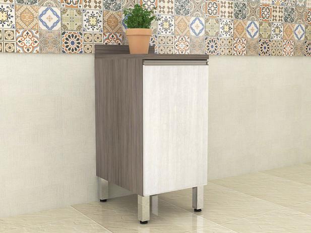Balcão com Tampo Luciane 1 Porta - Prime Siena Menor preço em Balcão com Tampo Luciane 1 Porta - Prime Siena