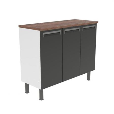 Balcão Cozinha Colormaq 3 Portas com Tampo Menor preço em Balcão Cozinha Colormaq 3 Portas com Tampo