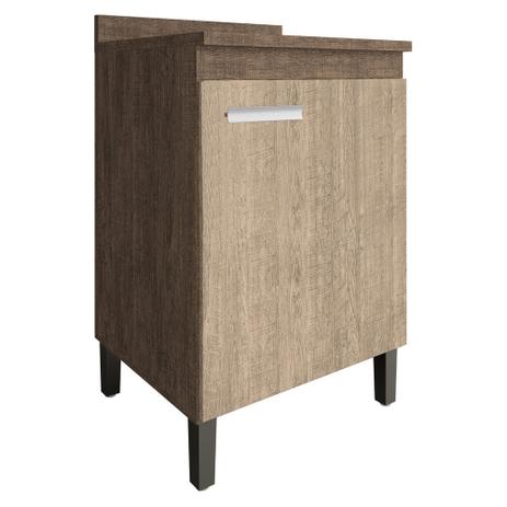 Balcão de 60 cm 01 Porta Freijó/Acácia Nc106 - Decibal Menor preço em Balcão de 60 cm 01 Porta Freijó/Acácia Nc106 - Decibal