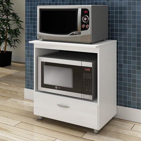 Balcão de Cozinha para Forno e Microondas BL 130 Branco - Completa Móveis é boa?