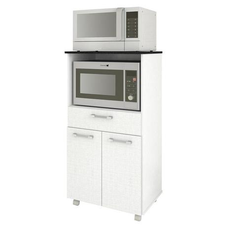 Balcão Duplo para Forno Duetto Branco com Linho Branco - Kits Paraná é boa?