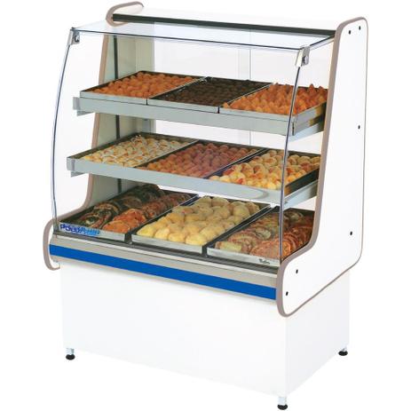 Balcão Estufa 85 cm Vidro Semi Curvo Polo Frio Menor preço em Balcão Estufa 85 cm Vidro Semi Curvo Polo Frio