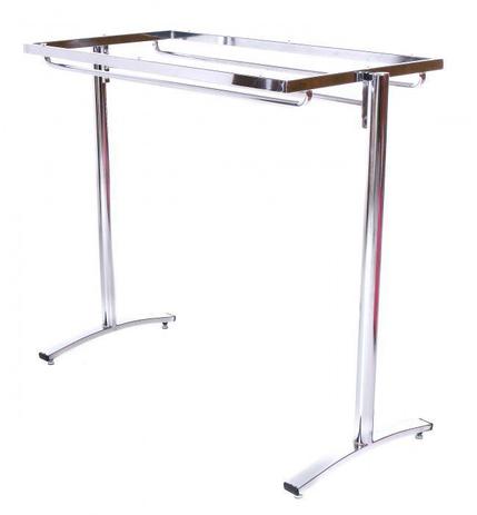 Balcão expositor central Comac modelo 2 polegadas com arara dupla cromado Menor preço em Balcão expositor central Comac modelo 2 polegadas com arara dupla cromado