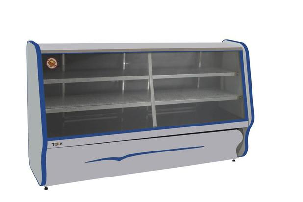Balcão Expositor Refrigerado Toop 180 2 Placa Faixa Azul Menor preço em Balcão Expositor Refrigerado Toop 180 2 Placa Faixa Azul
