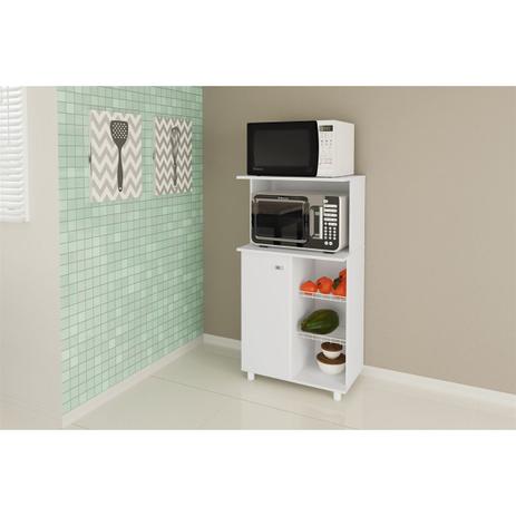 Balcão Fruteira 1 Porta e 2 Aramados Tecno Mobili BF3207 Branco Menor preço em Balcão Fruteira 1 Porta e 2 Aramados Tecno Mobili BF3207 Branco