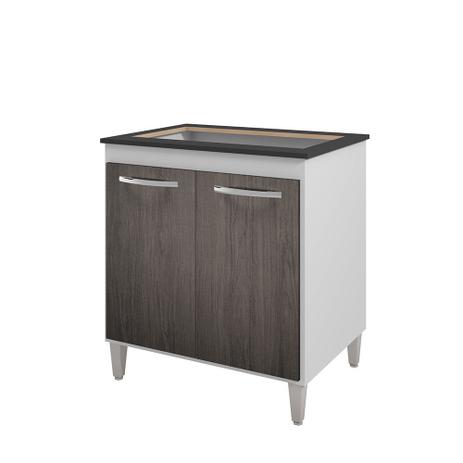 Balcão Gabinete de Cozinha Para Fogão Cooktop Jade 5 Bocas Moblis Móveis Branco e Ébano Menor preço em Balcão Gabinete de Cozinha Para Fogão Cooktop Jade 5 Bocas Moblis Móveis Branco e Ébano