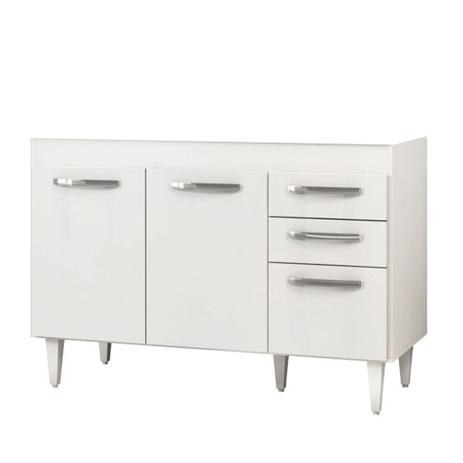 Balcão Gabinete de Pia 120cm Suécia 03 Portas 02 Gavetas - Lumil Móveis é boa?