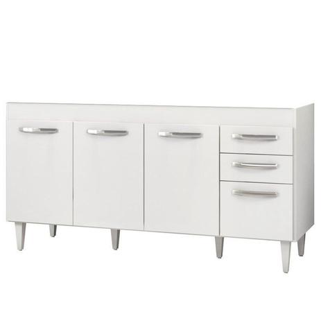 Balcão Gabinete de Pia 160cm 04 Portas 02 Gavetas Áustria - Lumil Móveis é boa?