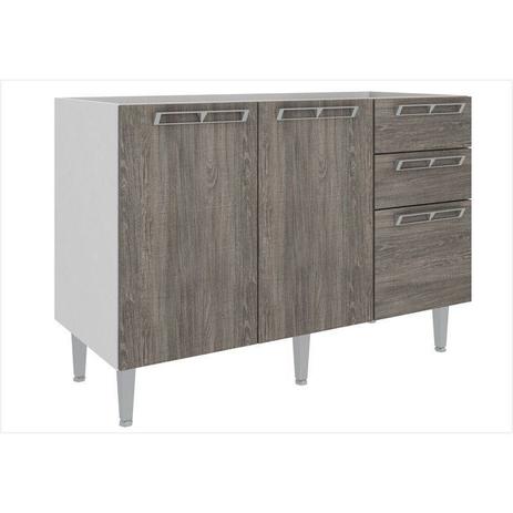Balcão Gabinete de Pia CZ614 02 Portas 03 Gavetas - Art In Móveis Menor preço em Balcão Gabinete de Pia CZ614 02 Portas 03 Gavetas - Art In Móveis