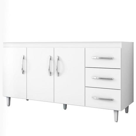 Balcão Gabinete de Pia Isabel 150cm 3 Portas 3 Gavetas - AJL Móveis é ruim? Balcão Gabinete de Pia Isabel 150cm 3 Portas 3 Gavetas - AJL Móveis é boa?