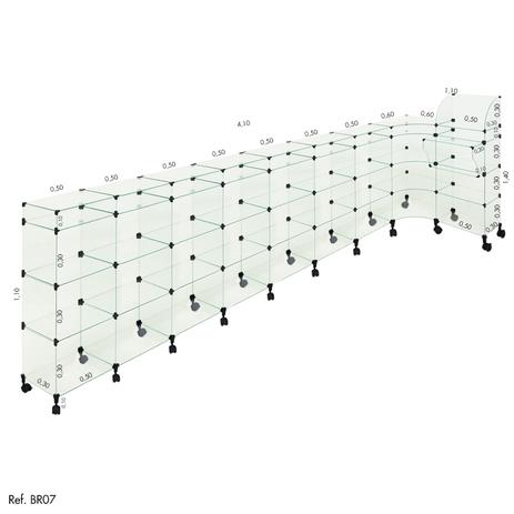 Balcão L Modulado com Caixa e Rodízio 4,10 x 1,10 x 1,10 - Balcãonet Menor preço em Balcão L Modulado com Caixa e Rodízio 4,10 x 1,10 x 1,10 - Balcãonet