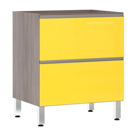 Balcão Luciane 70cm 2 Gavetões Siena Menor preço em Balcão Luciane 70cm 2 Gavetões Siena