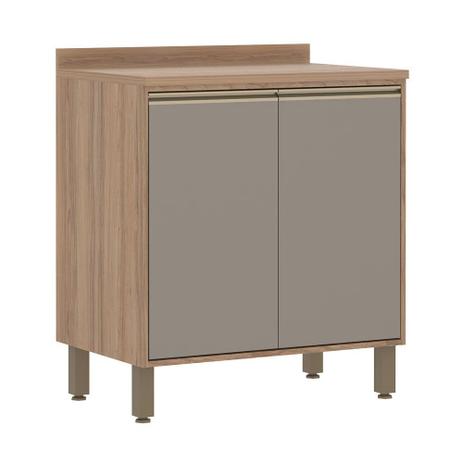 Balcão Luciane 80cm 2 Portas com Tampo Yara Menor preço em Balcão Luciane 80cm 2 Portas com Tampo Yara