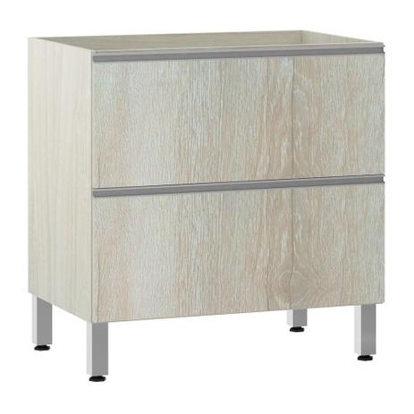 Balcão Luciane 80cm Misto 1 Porta Basculante e 1 Gavetão Lis Menor preço em Balcão Luciane 80cm Misto 1 Porta Basculante e 1 Gavetão Lis