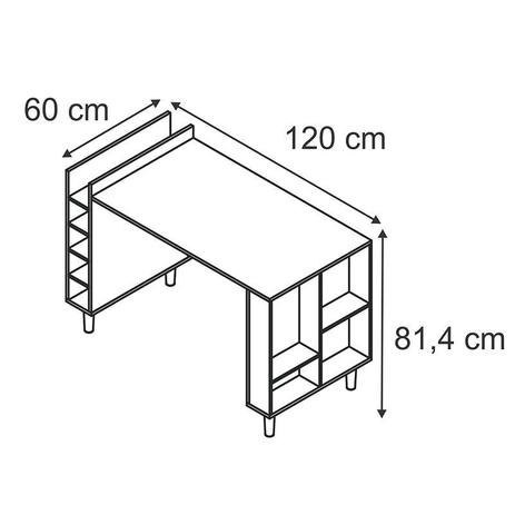 Balcão mesa com adega e nichos Decari 31040 - Palmeira Menor preço em Balcão mesa com adega e nichos Decari 31040 - Palmeira