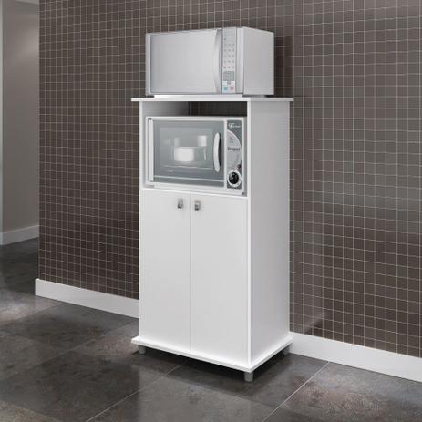 Balcão Multiuso para Forno ou Micro-ondas 2 Portas - Branco - Móvel Bento Menor preço em Balcão Multiuso para Forno ou Micro-ondas 2 Portas - Branco - Móvel Bento