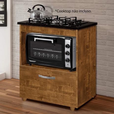 Balcão para Cooktop 1 Porta Basculante Salvia Kaiki Móveis Rovere é boa?
