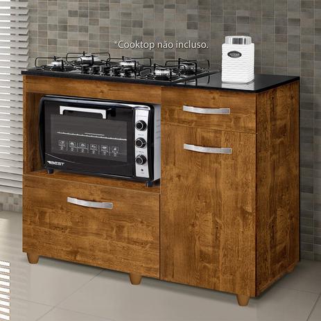 Balcão para Cooktop 2 Portas 1 Gaveta Violeta Kaiki Móveis Rovere é boa?