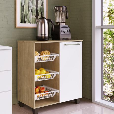 Balcão para Forno com Fruteira 1 Porta Delmarco Móveis Dakar/Branco Brilho é boa?