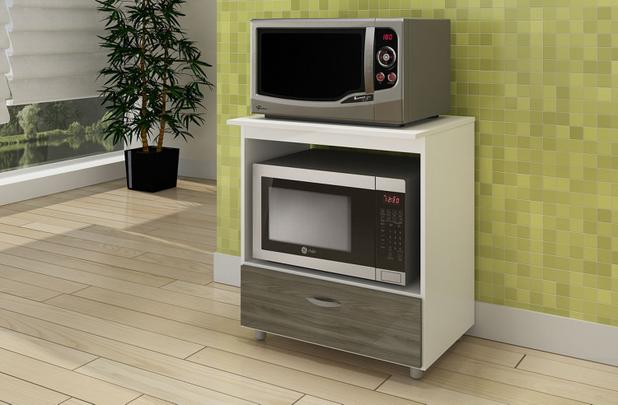 Balcão para Forno e Microondas BL 130 Branco com Smoked Completa Móveis é ruim? Balcão para Forno e Microondas BL 130 Branco com Smoked Completa Móveis é boa?