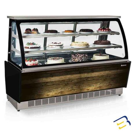 Balcão refrigerado GGSR-180MD MADEIRA - GELOPAR Menor preço em Balcão refrigerado GGSR-180MD MADEIRA - GELOPAR